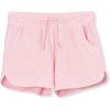 Lands’ End Girls French Terry Shorts(Flamingo Daisies)