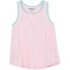 Lands’ End Girls Tie Back Active Tank(Fairy Tale Pink)