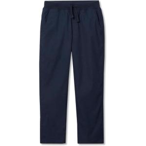 Lands’ End Boys Iron Knee Stretch Lined Rib Waist Pants(Classic Navy)