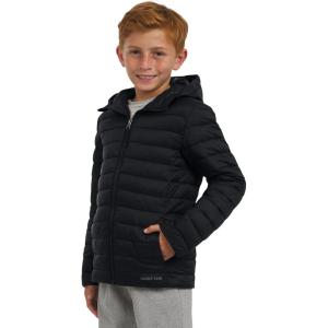 Lands’ End Boys’ Lightweight Packable Insulated Puffer Jacket(Black)