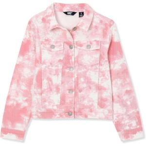 Lands’ End Girls Denim Jacket(Pink Tie Dye)