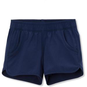 Lands’ End Girls Slim Stretch Woven Comfort Waist Swim Shorts(Deep Sea Navy)