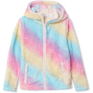Lands’ End Girls Softest Fleece Jacket(Sherbet Ombre Multi)