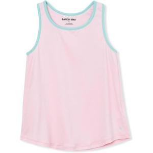 Lands’ End Girls Tie Back Active Tank(Fairy Tale Pink)