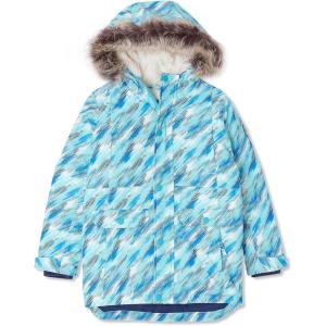 Lands’ End Kids Expedition Waterproof Winter Down Parka(Aqua Splash Brush)