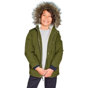 Lands’ End Kids Expedition Waterproof Winter Down Parka(Pesto Green)
