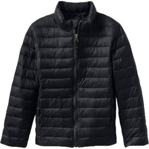 Lands’ End Kids Insulated Down Alternative ThermoPlume Jacket(Black)