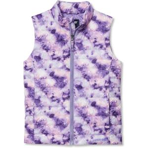 Lands’ End Kids Insulated Down Alternative ThermoPlume Vest(Purple Glitter)