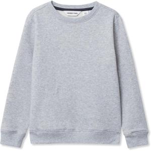 Lands’ End Kids Novelty Fleece Crewneck Sweatshirt(Heather Gray)