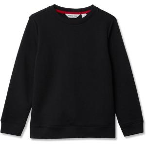 Lands’ End Kids Novelty Fleece Crewneck Sweatshirt(True Black)