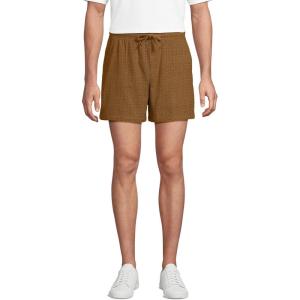 Lands’ End Men’s 5.5″ Lightweight Twill Easy Shorts(Coriander)