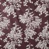 Lands’ End 700 Sateen Printed Sham Dark Walnut Elegant Floral Euro(Lush Burgundy Ikat Floral)