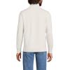 Lands’ End Bedford Rib Quarter Zip Pullover Sweater(Light Stone)