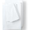 Lands’ End Essential Cotton Solid Sheets White Twin(White)