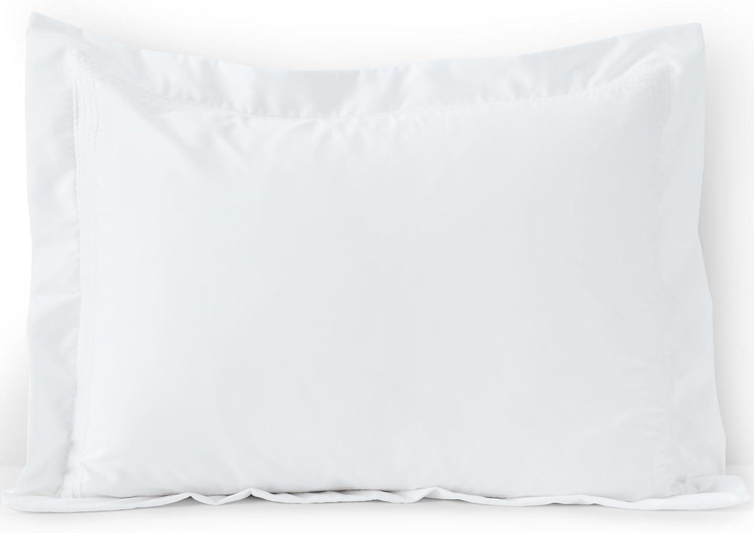 imageLands End 400 Embroidered Sham Deep Sea Navy Dots StandardWhite Dots