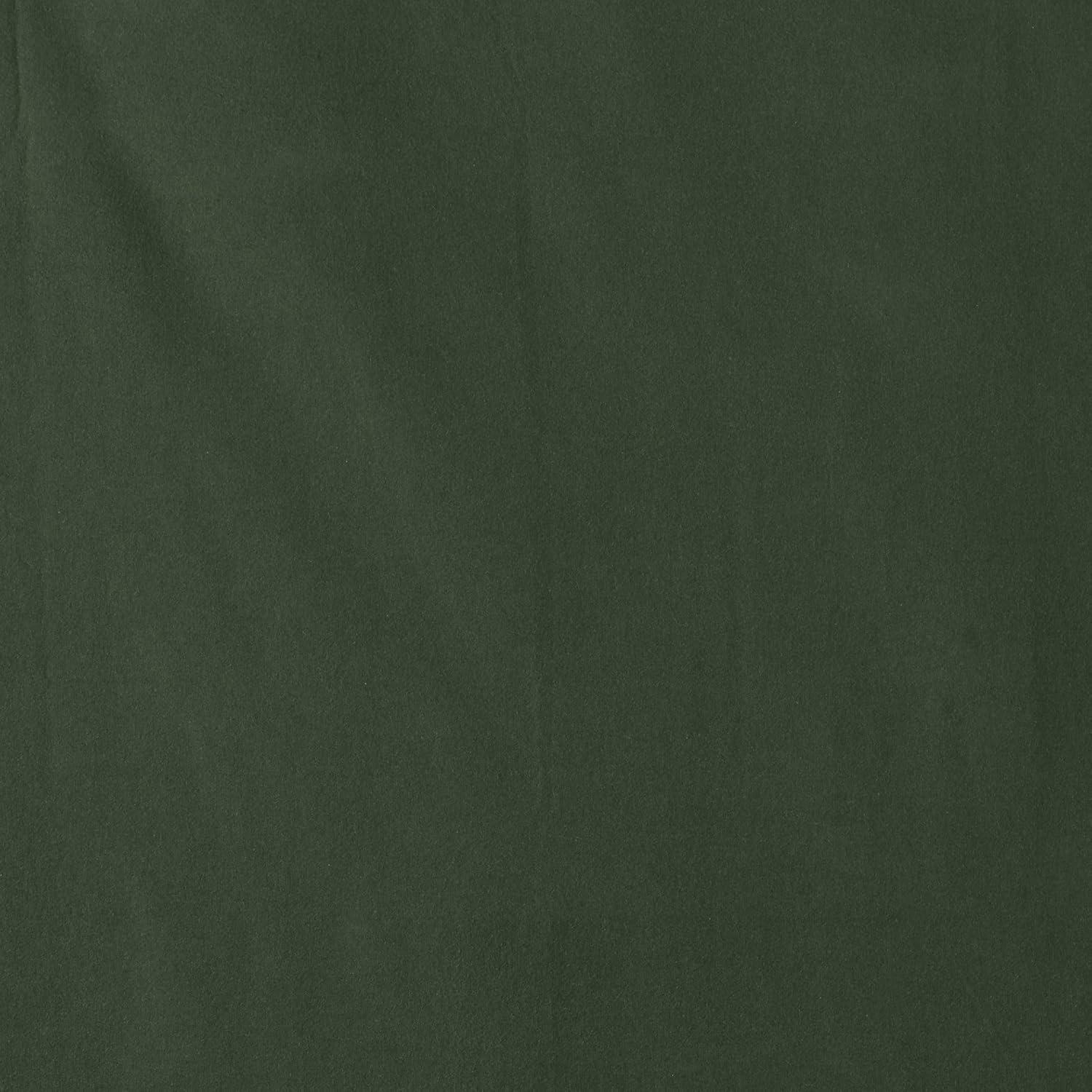 imageLands End 5oz Flannel Solid Duvet Bering Sea Blue TwinFresh Evergreen