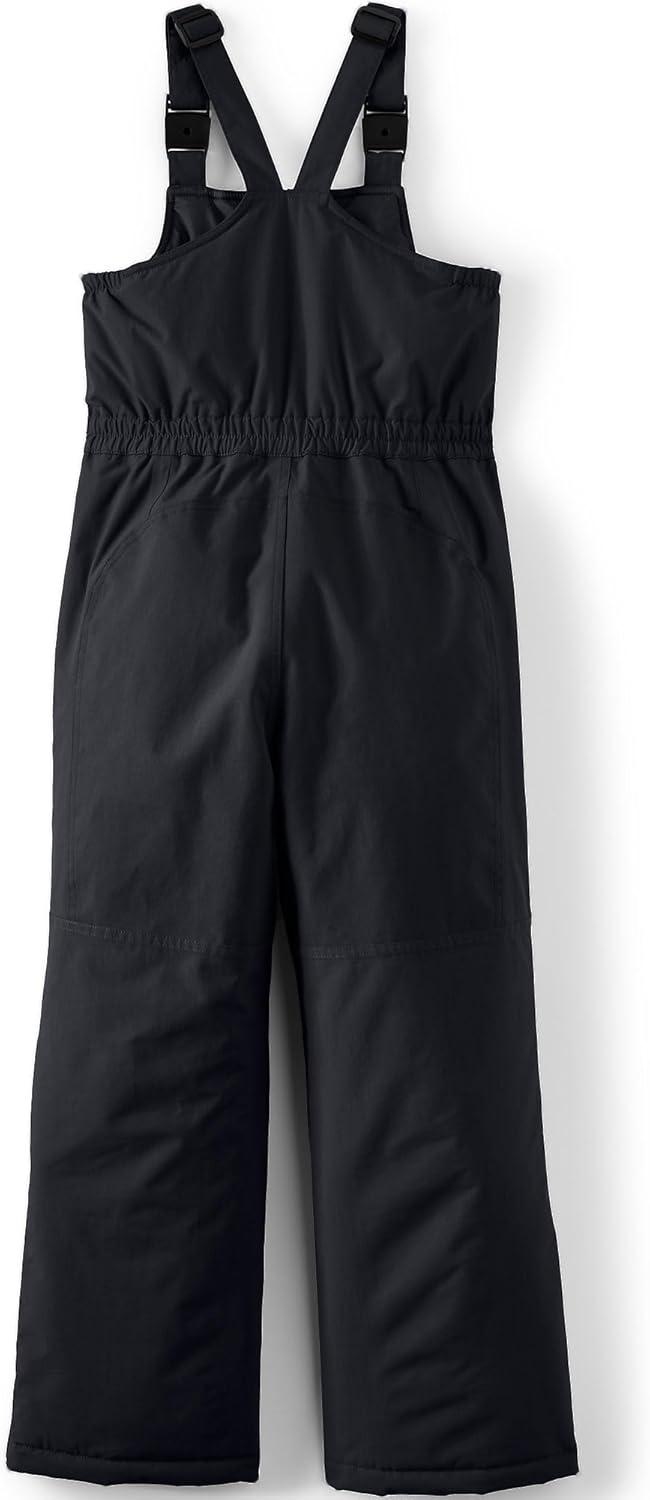 imageLands End Kids Squall Waterproof Iron Knee Bib Snow PantsBlack