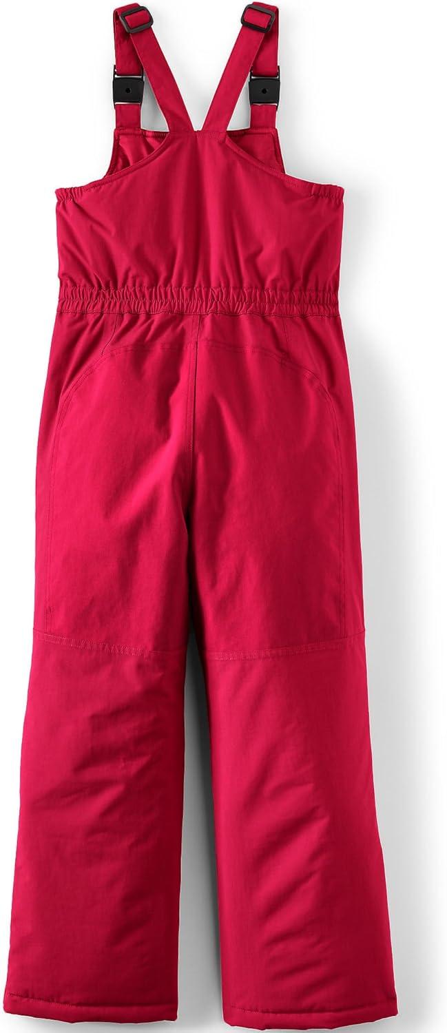 imageLands End Kids Squall Waterproof Iron Knee Bib Snow PantsRed