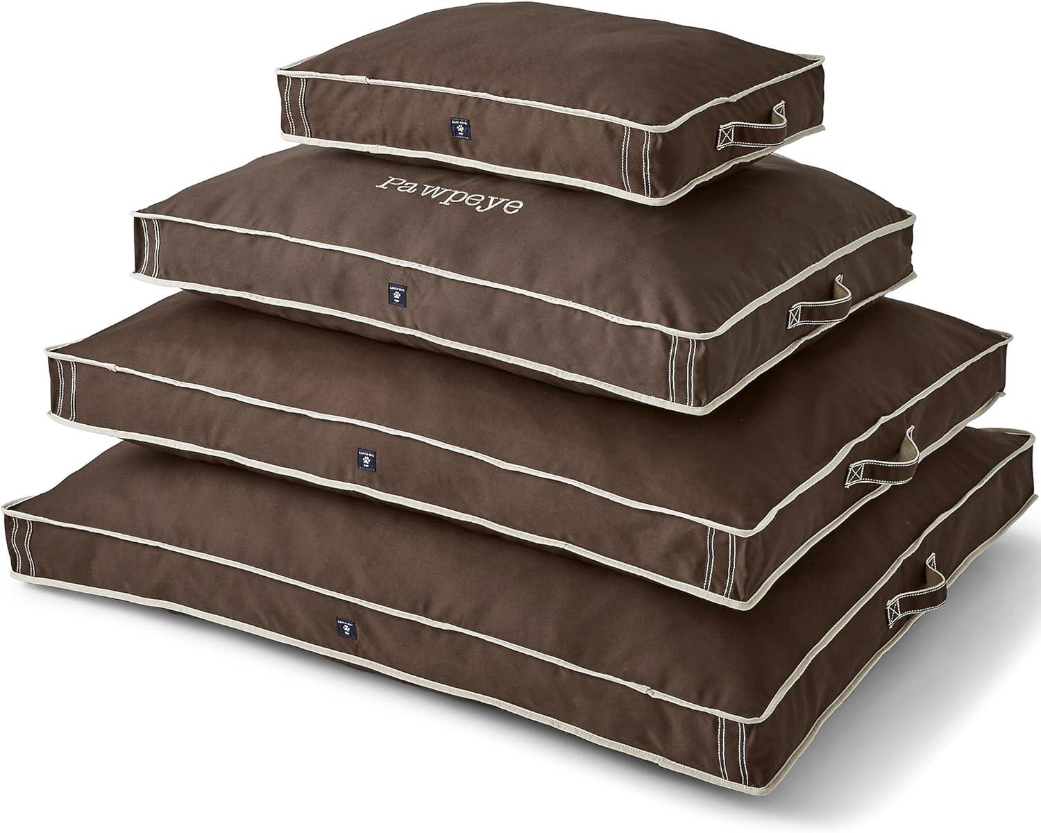 imageLands End Rectangular Canvas Dog Bed Cover Dark Chocolate LargeDark Chocolate