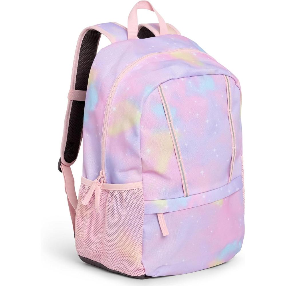 imageLands End Unisex Kids Medium ClassMate Lightweight Durable Elementary School Backpack LimogesDesert Rose