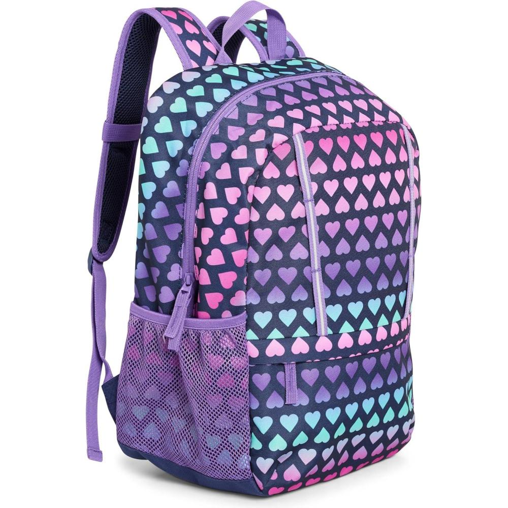 imageLands End Unisex Kids Medium ClassMate Lightweight Durable Elementary School Backpack LimogesRose Violet