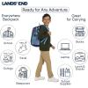 Lands’ End Unisex Kids Medium ClassMate Lightweight Durable Elementary School Backpack, Limoges(Chambray)