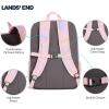 Lands’ End Unisex Kids Medium ClassMate Lightweight Durable Elementary School Backpack, Limoges(Desert Rose)