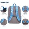 Lands’ End Unisex Kids Medium ClassMate Lightweight Durable Elementary School Backpack, Limoges(Sky Blue)