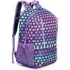 Lands’ End Unisex Kids Medium ClassMate Lightweight Durable Elementary School Backpack, Limoges(Rose Violet)