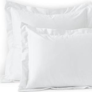 Lands’ End 400 Embroidered Sham Deep Sea Navy Dots Standard(White Dots)