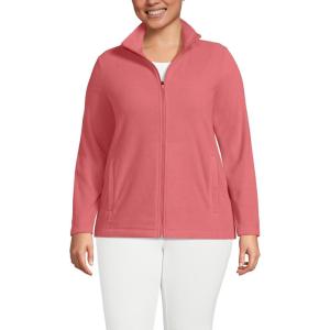 Lands’ End Anyweather Fleece Full Zip Jacket(Soft Mojave Rose)