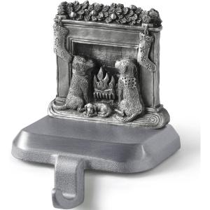 Lands’ End Classic Stocking Holder Gingerbread House One Size(Merry Dog)