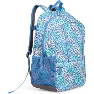 Lands’ End Unisex Kids Medium ClassMate Lightweight Durable Elementary School Backpack, Limoges(Sky Blue)