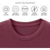 Lands’ End School Uniform Boys Long Sleeve Essential T-Shirt(Burgundy)