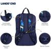 Lands’ End Unisex Kids Large ClassMate Lightweight Durable Elementary School Backpack, Dusty Olive(Pro Star Navy)