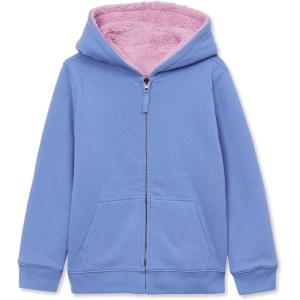 Lands’ End Kids High Pile Lined Zip Hoodie(Bruiser/Mauve Mist)