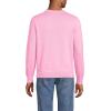 Lands’ End Men’s Fine Gauge Cotton V Neck Sweater(Fresh Carnation Heather)