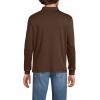 Lands’ End Men’s Long Sleeve American-Grown Supima Cotton Polo Shirt(Dark Walnut Brown)