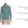Lands’ End Men’s Long Sleeve American-Grown Supima Cotton Polo Shirt(Tourmaline)
