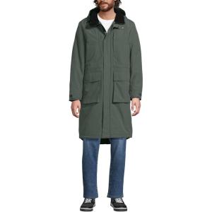 Lands’ End Men’s Squall Waterproof Insulated Winter Stadium Coat