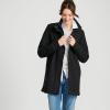 Lands’ End Boucle Fleece Coat(Black)