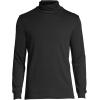 Lands’ End Men’s American-Grown Supima Cotton Turtleneck Shirt(Black)