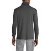 Lands’ End Men’s American-Grown Supima Cotton Turtleneck Shirt(Dark Charcoal Heather)