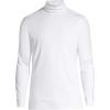 Lands’ End Men’s American-Grown Supima Cotton Turtleneck Shirt(White)