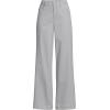 Lands’ End Women’s High Rise 5 Pocket Wide Leg Chino Pants(Pale Gray)