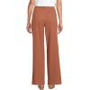 Lands’ End Women’s High Rise 5 Pocket Wide Leg Chino Pants(Rich Ginger Brown)
