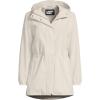 Lands’ End Squall Packable Waterproof Raincoat(Ivory Latte)