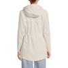 Lands’ End Squall Packable Waterproof Raincoat(Ivory Latte)