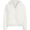 Lands’ End Women’s FeatherFree Insulated Diamond Quilted Reversible Jacket(Eggshell White)