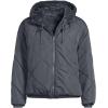 Lands’ End Women’s FeatherFree Insulated Diamond Quilted Reversible Jacket(Lunar Gray)